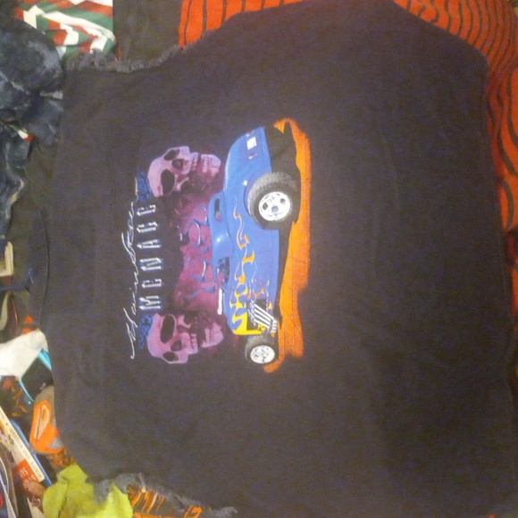 Mens XL Mainstreet menace sleeveless button up a4 - Picture 1 of 5